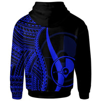 Yap Zip up Hoodie Yap Tentacle Tribal Pattern - Polynesian Pride