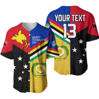 (Custom Text and Number) Torba PNG Day Baseball Jersey 2022 Simple Polynesia LT13 Art - Polynesian Pride