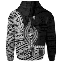 Guam Zip Hoodie Hagatna Seal of Guam Polynesian Patterns - Polynesian Pride
