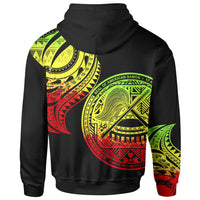 American Samoa Hoodie merican Samoa Tatau Reggae Patterns - Polynesian Pride