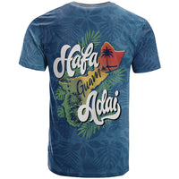Guam T Shirt Hafa Adai With Map - Polynesian Pride
