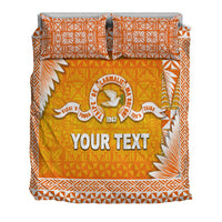 (Custom Personalised) Tonga Tailulu College Bedding Set Simplified Version LT8 - Polynesian Pride