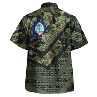 Guam Short Sleeve Shirt - Custom Guam Camo Deluxe Polynesian Tattoo - Polynesian Pride