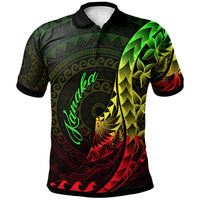 Kanaka Maoli Polo Shirt Polynesian Pattern Style Reggae Color Unisex Reggae - Polynesian Pride