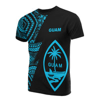 Guam T Shirt Micronesian Pattern Neon Flash Style Unisex Neon - Polynesian Pride