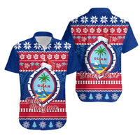 Custom Christmas Guam Matching Hawaiian Shirt and Dress Guaman Seal Polynesian Felis Pusgua LT14 - Polynesian Pride