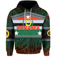 Custom Penama Province Hoodie of Vanuatu Polynesian Patterns LT6 Red - Polynesian Pride