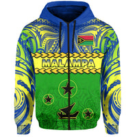 Custom Malampa Province Hoodie Vanuatu Pig Tusk Polynesian Flag Style LT14 - Polynesian Pride