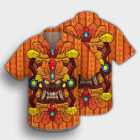 Hawaii Tiki Pattern Hawaiian Shirt - AH - Polynesian Pride