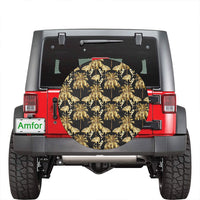 Hawaii Watercolor Flamingos Palm Trees Beautiful Seamless Hawaii Spare Tire Cover - Polynesian Pride