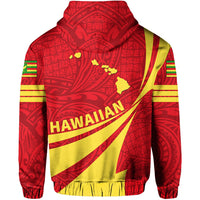Kanaka Maoli Polynesian Hoodie Doma Style - Polynesian Pride