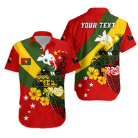 (Custom Personalised) Eastern Highlands Province Hawaiian Shirt Peaceful PNG LT13 Unisex Red - Polynesian Pride