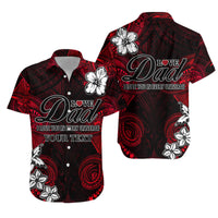 Custom Matching Hawaiian Shirt and Dress Polynesian Fathers Day I Love You In Every Universe Red LT8 No Dress Red - Polynesian Pride