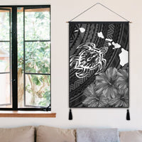 Hawaiian Hibiscus Sea Turtle Swim Polynesian Hanging Poster - AH - Polynesian Pride