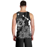 Hawaiian Hibiscus Sea Turtle Swim Polynesian Tank Top - AH - Polynesian Pride