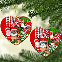 Hawaii Mele Kalikimaka Santa Claus Beach Ornament LT6 - Polynesian Pride
