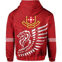 Lion Kolisi Tonga Zip Hoodie Polynesian - Polynesian Pride