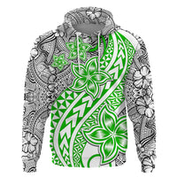Traditional Polynesian Tribal Tattoo Retro Couple Hoodie Green LT9 - Polynesian Pride