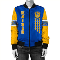 (Personalized) Hawaii Bomber Jacket - Kaiser High Custom Your Class Bomber Jacket AH - Polynesian Pride