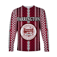 Hawaii Farrington High School Long Sleeve Shirts Simple Style LT8 - Polynesian Pride