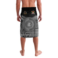 Vanuatu And Fiji Lavalava Together Black LT8 - Polynesian Pride