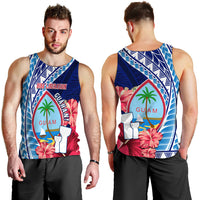 Guam Chamorro Men Tank Top Happy Liberation Day Latte Stone LT13 - Polynesian Pride
