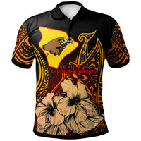 Hawaii Custom Polo Shirt Ke Kula o Ehunuikaimalino High School with Polynesian Pride Pattern LT10 Red - Polynesian Pride