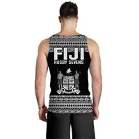 Fiji Rugby Sevens Men Tank Top Simple Style LT9 - Polynesian Pride