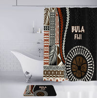 Bula Fiji Bathroom Set Masi Tapa Patterns Style LT6 - Polynesian Pride