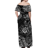 Hawaii Shaka Polynesian Matching Dress and Hawaiian Shirt Matching Couples Outfit Unique Style Black LT8 - Polynesian Pride
