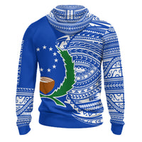 Pohnpei Hoodie Micronesia Patterns With Coat of Arms - Polynesian Pride