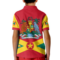 Custom Grenada Polo Shirt KID Keep Calm and Love Grenada LT13 - Polynesian Pride
