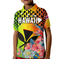 Hawaii Polo Shirt Hawaiian Tribal Kanaka Maoli Hibiscus LT14 - Polynesian Pride