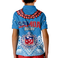 Toa Samoa Rugby Polo Shirt Manu Siva Tau Style Ulafala LT13 - Polynesian Pride