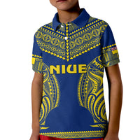 Niue Polo Shirt Hiapo Mix Polynesian Happy Constitution Day LT14 - Polynesian Pride