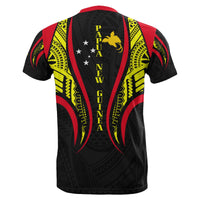 Papua New Guinea T Shirt Papua New Guinea Coat Of Arms Polynesian Stylized - Polynesian Pride