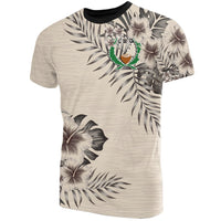 Pohnpei T Shirt Pohnpei Beige Hibiscus Unisex Beige - Polynesian Pride