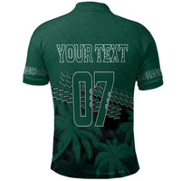 Custom Hawaii Rainbow Warriors Polo Shirt Laau Pama LT7 - Polynesian Pride