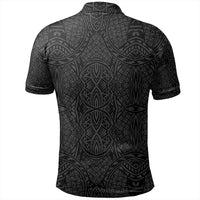 Unisex Polynesian Lauhala Mix Gray Polo Shirt - Polynesian Pride