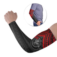 Hawaii Arm Sleeve (Set of Two) - Polynesian Turtle Set of 2 Red - Polynesian Pride