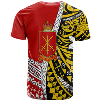 Tonga Terra Marique T Shirt Red Polynesian Minimalist Style LT9 - Polynesian Pride