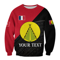 (Custom Personalised) Sigave Chiefdom Wallis et Futuna Sweatshirt Polynesian Pattern and Flag LT13 Unisex Red - Polynesian Pride