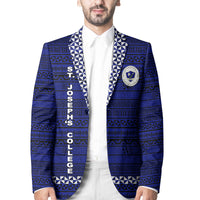 Tonga St. Joseph's College Blazer Simple Style - Blue LT8 Unisex Blue - Polynesian Pride