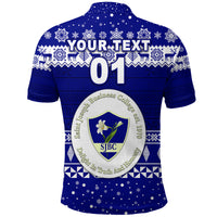 Custom St. Josephs College Christmas Polo Shirt Simple Style LT8 - Polynesian Pride