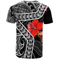 Guam T Shirt Hibiscus Ft Polynesian Pattern - Polynesian Pride