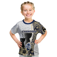(Custom Personalised) Guam Chamorro T Shirt KID White Style LT6 - Polynesian Pride