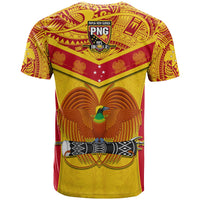 Papua New Guinea Rugby T Shirt PNG Kumuls Bird Of Paradise Yellow LT14 - Polynesian Pride