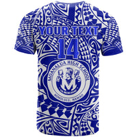 (Custom Text and Number) Hawaii T Shirt Moanalua High School Tribal Kakau LT14 - Polynesian Pride