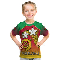 Vanuatu Novelty T Shirt KID Frangipani Tropical Spa Flower LT13 - Polynesian Pride