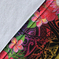 Tahiti Premium Blanket - Tropical Hippie Style - Polynesian Pride